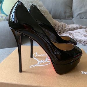SOLD! Christian Louboutin Fetish Peep Pump 37.5
